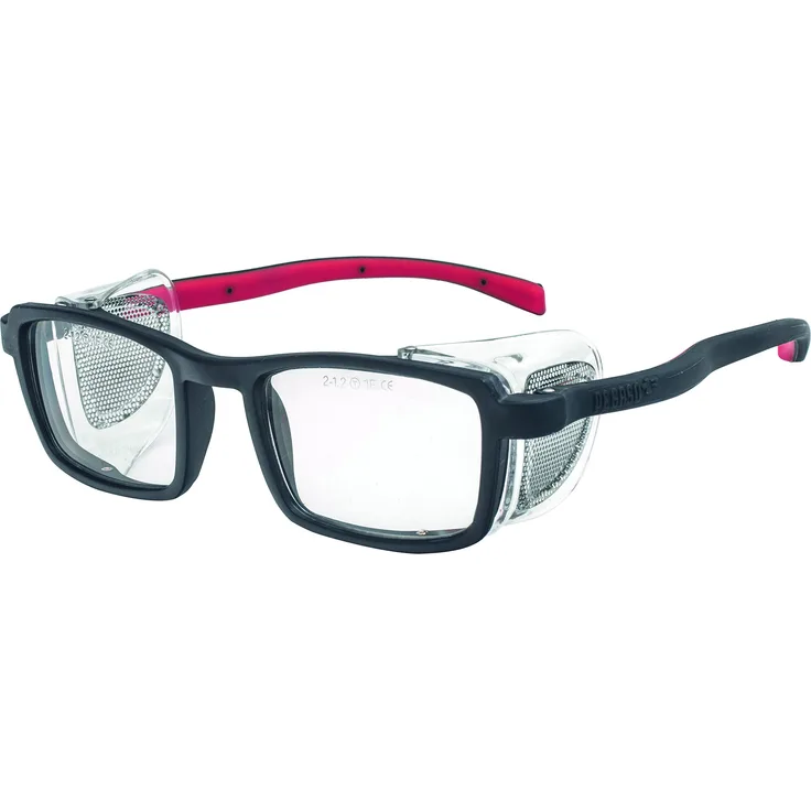 PEGASO 9R Schutzbrille, Schwarz und Rot, L