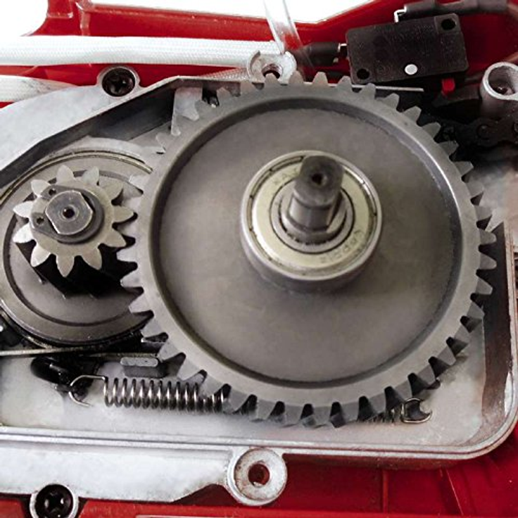Einhell Elektro Kettensäge GE-EC 2240 - 2200 Watt, 375 mm Schnittlänge, Oregon Kette und Qualitätsschwert, Softstart, Rückschlagschutz und Kettenfangbolzen – Bild 2