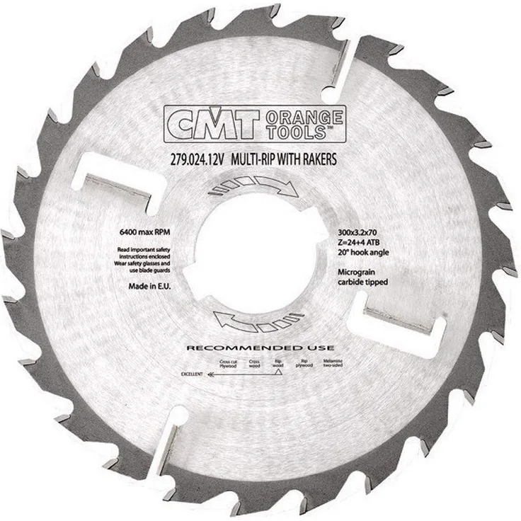 CMT Orange Tools 279.028.14u – Sierra Multiple mit dentones 350 x 3.5 x 60 Z28 + 4 ATB
