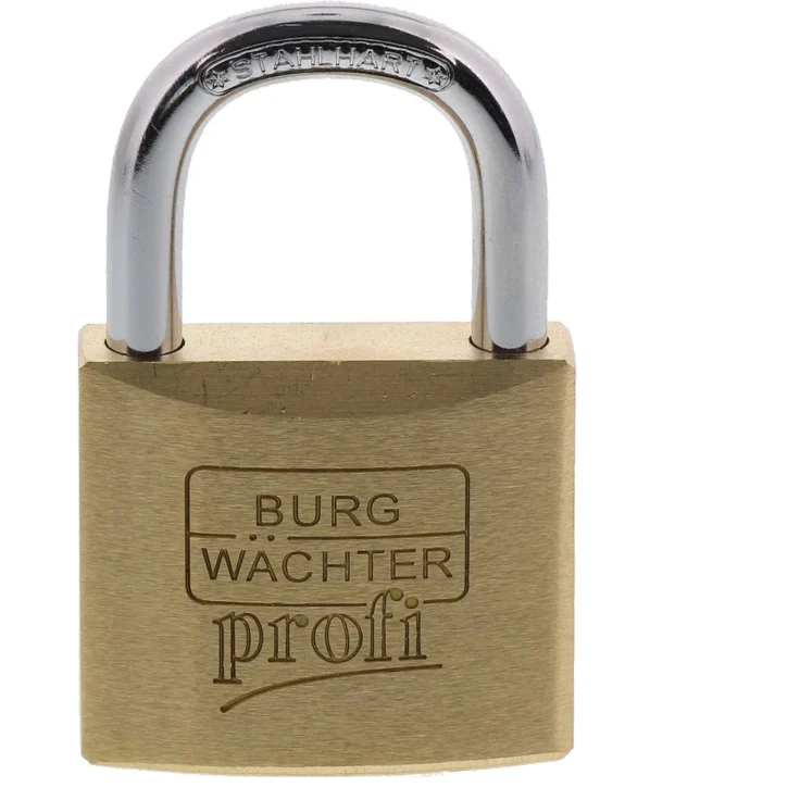 BURG-WÄCHTER Vorhängeschloss, Profi 116 40 SB, Inkl. 2 Schlüssel, Bügelstärke: 6 mm – Bild 1