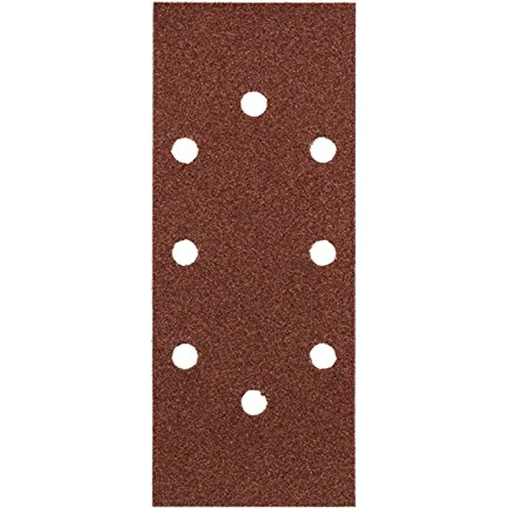 kwb Quick-Stick Schleifpapier – für Schwing-Schleifer K 40, K 80, K 120, K 180 für Holz und Metall, 93 mm x 230 mm, Korund, gelocht Typ-A (30 Stk.) – Bild 1
