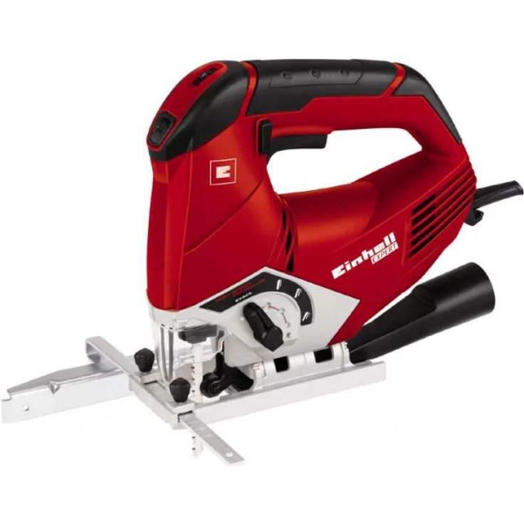 Einhell Stichsäge TE-JS 100 (750 W, max. 100 mm, 45° Schrägschnitt, Hubzahlregelung, 4-Stufen Pendelhub, Absaugadapter, Parallelanschlag, LED-Licht, Koffer) – Bild 1