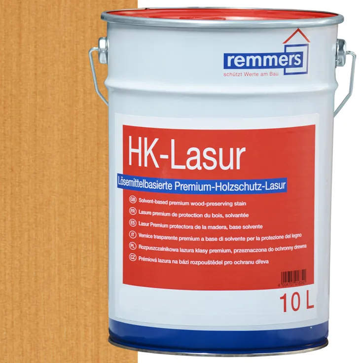Remmers - Remmers HK-Lasur 10 L Eimer Eiche hell - braun