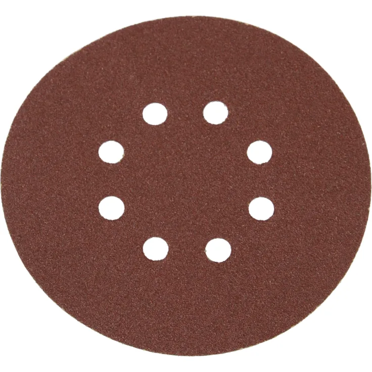 Silverline 783148 Klettschleifscheiben, gelocht, 150 mm, 10er-Pckg. 80er-Körnung