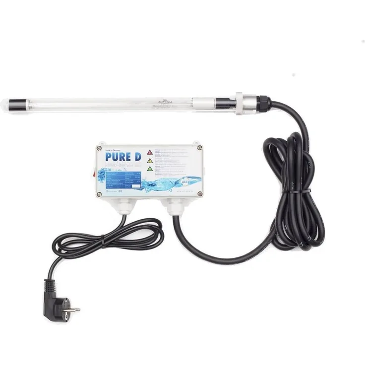 D - 16W - UVC Anlage zur Trinkwasser Sterilisation - 24VDC - Pure