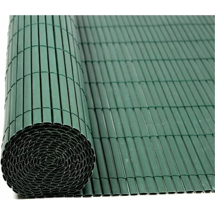 Sichtschutzmatte Sichtschutzzaun Sichtschutz Windschutz PVC Zaun Balkon Garten Grün 1,80 x 3 m
