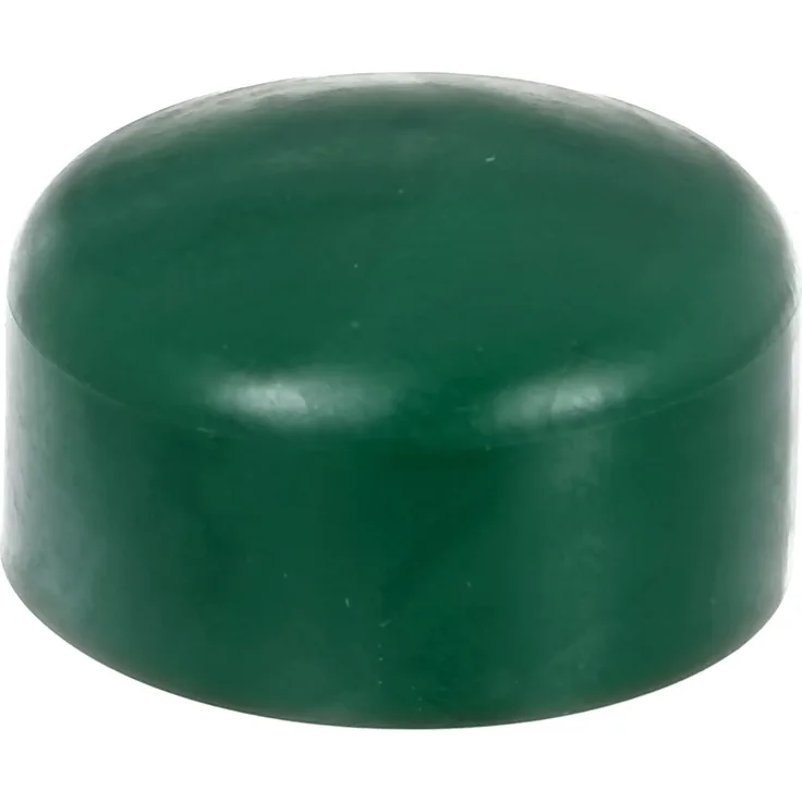 GAH-Alberts 654559 Pfostenkappe für runde Metallpfosten, grün, Ø60 mm - 10 Stück