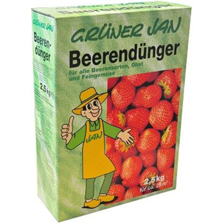 Grüner Jan Beerendünger 2,5 kg Obstdünger Dünger Gemüsedünger Beeren