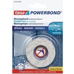 tesa doppelseitiges Montageband Powerbond SPIEGEL, 1,5m x 19mm