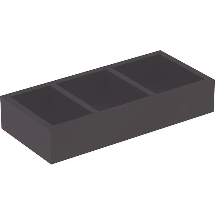 Geberit GE Smyle Square Schubladeneinsatz H-Unterteilung, 32, 3x5, 9x15cm lava