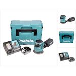 Makita DBO180RT1J 18 V Akku Exzenterschleifer im Makpac + 1 x 5 Ah Akku + Ladegerät