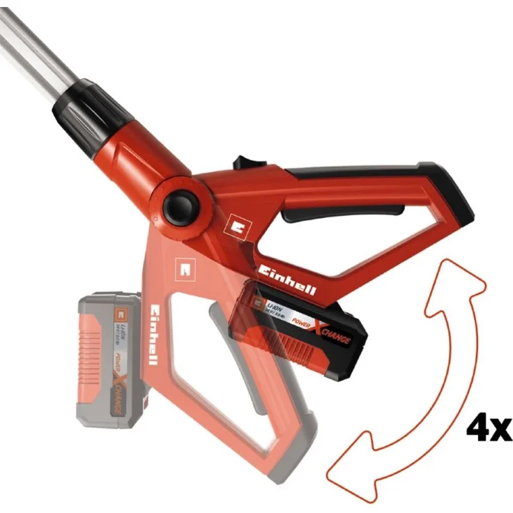 Einhell Akku-Hochentaster GE-LC 18 Li T Solo Power X-Change - Lithium Ionen, 18 V, Teleskop, 170 mm Schnittlänge, ohne Akku und Ladegerät – Bild 2