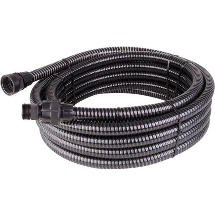 T.I.P. 31008 Entwässerungsschlauch Schlauch für Tauchpumpen, Gartenpumpen, Teichaußenfilter 10 m - inkl. Anschlüsse-Adapter - endlos verlängerbar – Bild 1