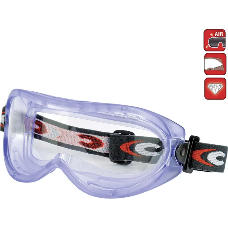 Schutzbrille aus weichem PVC EN 170