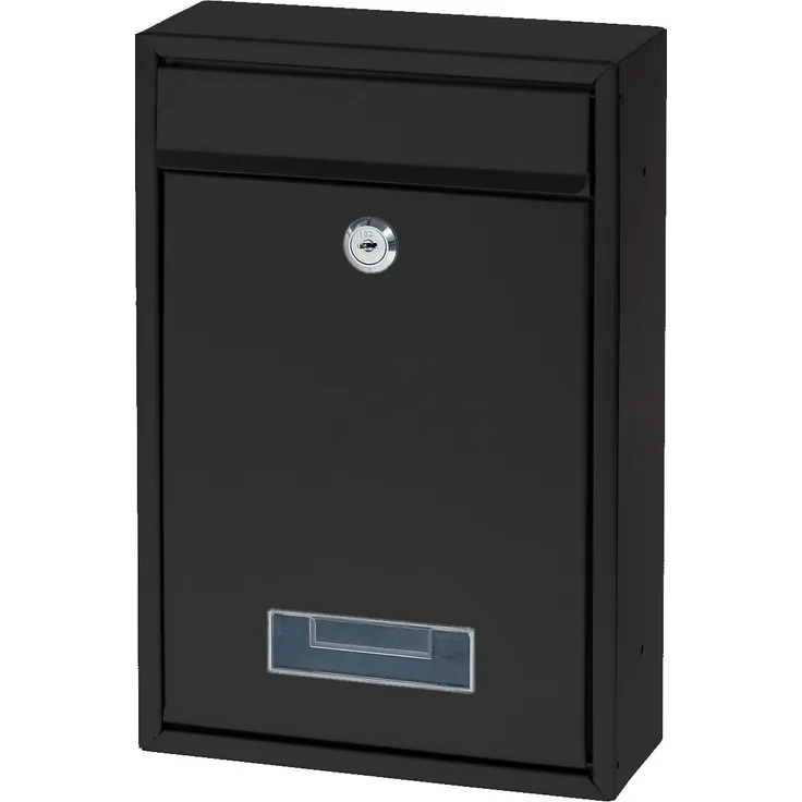 Briefkasten, schwarz - 320 x 215 x 88 mm