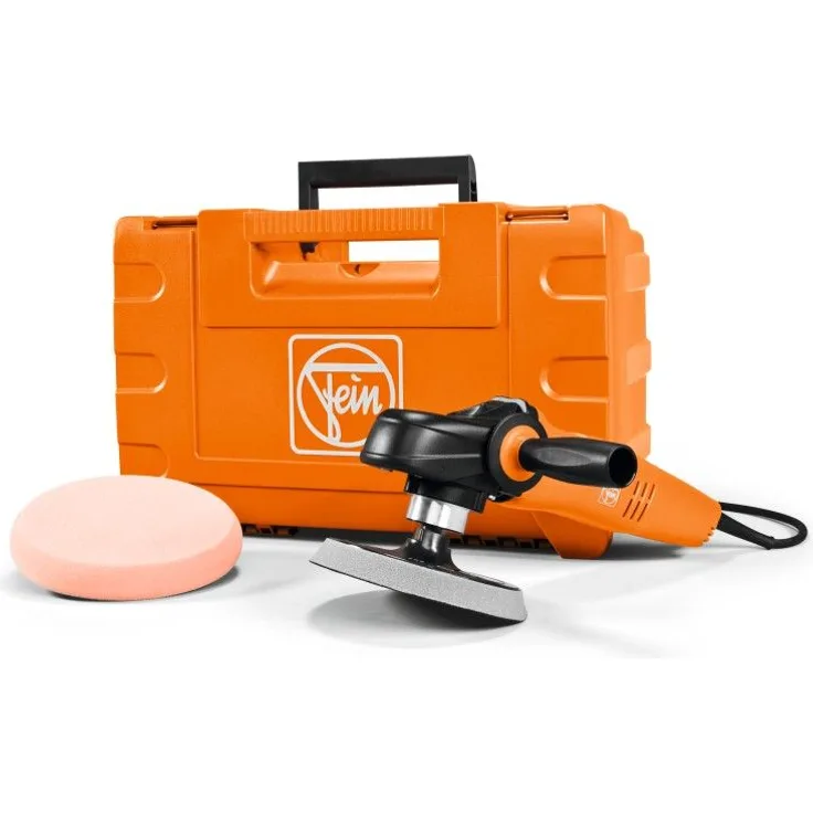 Fein WPO 14-15 E Marine-Polierset Polierer Boot, 230 V mit Stützteller und Polierschwamm Netz Schleifmaschinen-Set