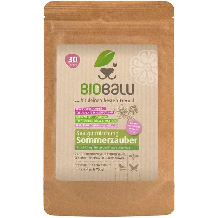 BIOBALU Saatgutmischung Sommerzauber (30 g) Bienenwiese von Biobalu