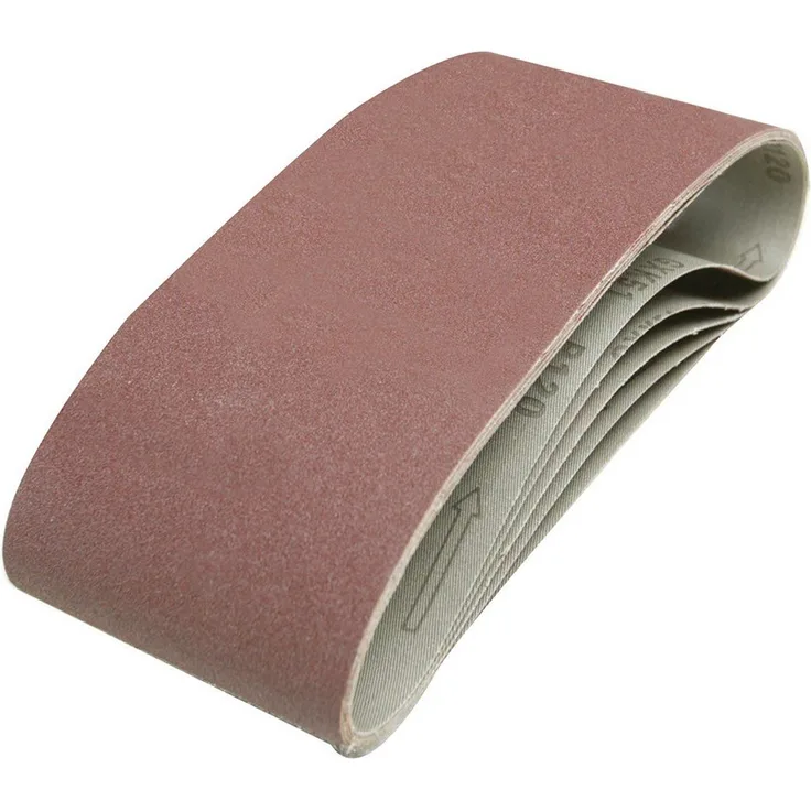 Silverline 846448 Schleifbänder, 100 x 610 mm, 5er-Pckg. 120er-Körnung