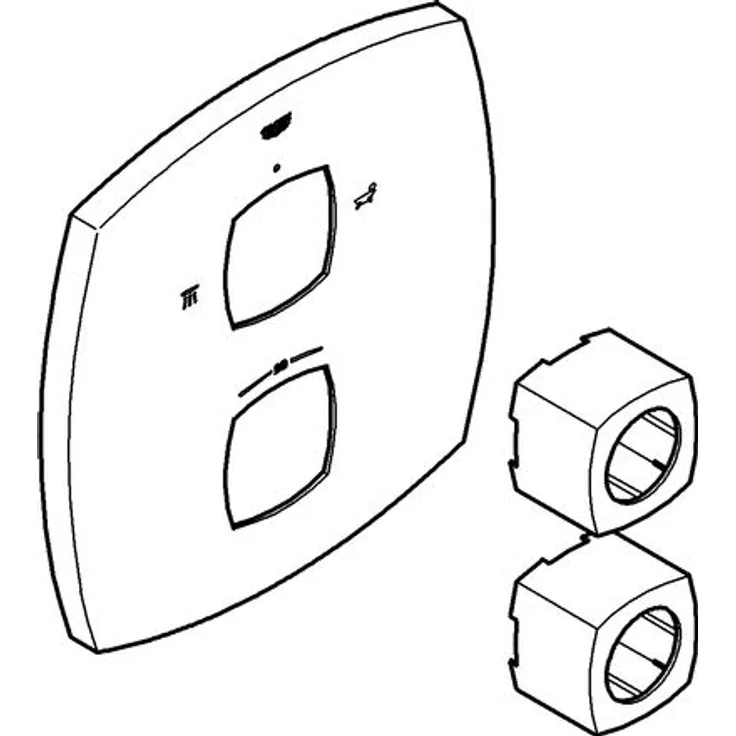 GROHE Rosette 47932 chrom