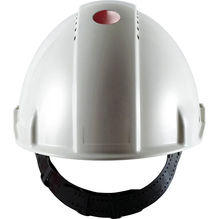 3M G30DUW Peltor Schutzhelm G3000D, ABS, Helm Innenausstattung mit Leder SchWeißband und Pinnlock Verschluss, belüftet, Weiß – Bild 1