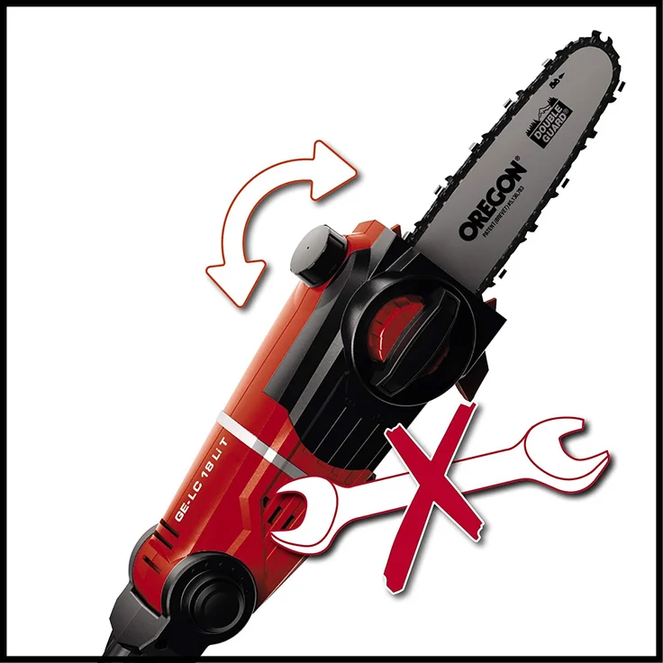Einhell Akku-Hochentaster GE-LC 18 Li T Set Power X-Change - Lithium Ionen, 18 V, Teleskop, 170 mm Schnittlänge, inkl. 3,0 Ah Akku und Ladegerät – Bild 5