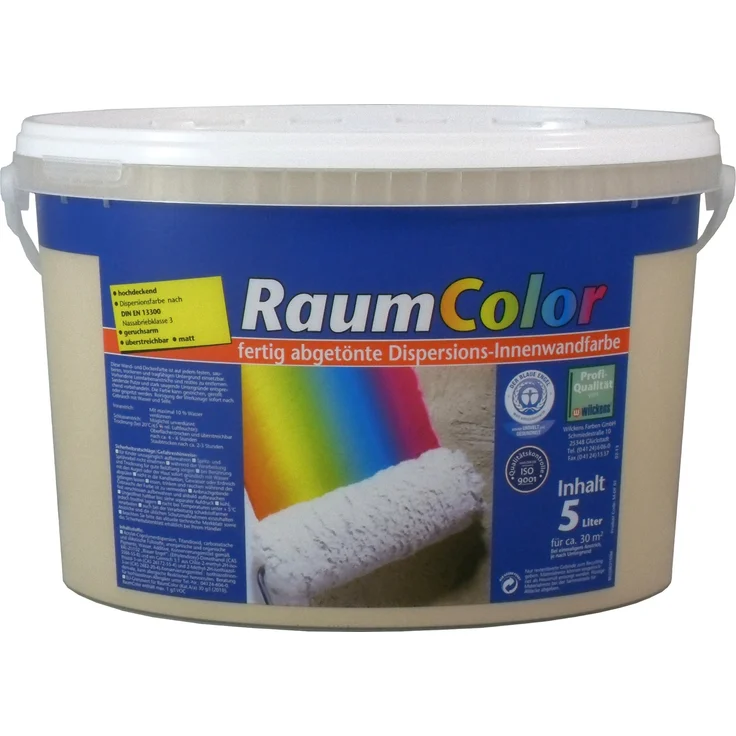Wilckens - Wilckens 5l Raumcolor Latte Macchiato Innenfarbe Wandfarbe hochdeckend matt - braun – Bild 1