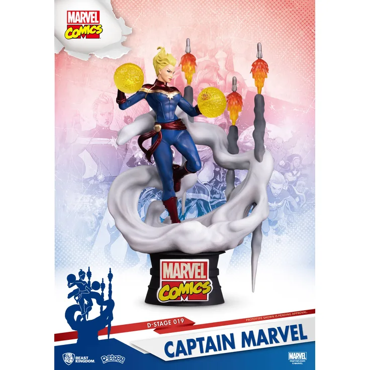 Captain Marvel D-Stage Diorama Statue 16 cm
