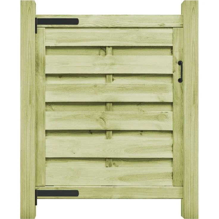 vidaXL Gartentor Imprägniertes Kiefernholz 100 x 100 cm grün – Bild 1