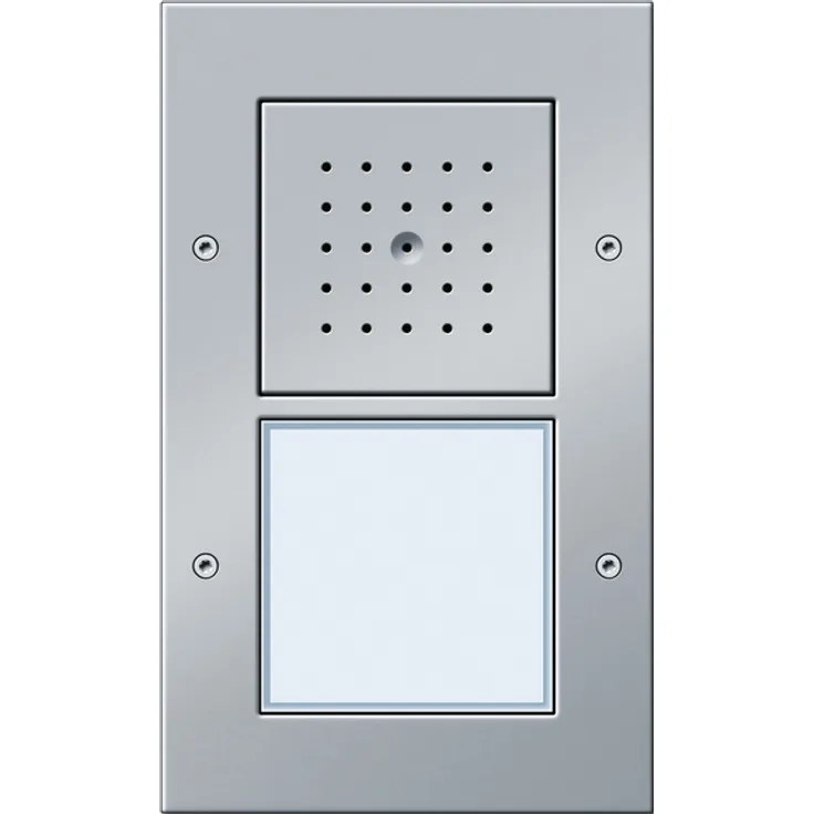 Gira 126665 Türstation AP 1-fach Farbe Alu