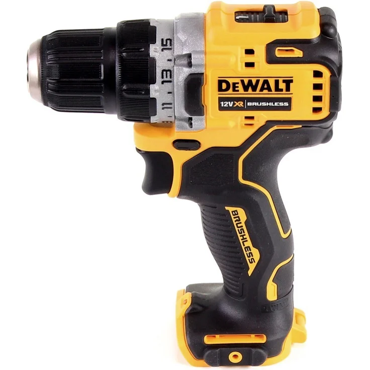 DeWALT DCD701D2-QW Akku-Bohrschrauber, 12 V - 2x Akku 2 Ah Schwarz-Gelb – Bild 3