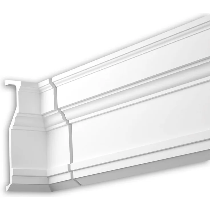 Profhome Decor - Innenwinkel 481022 Außenstuck Eckelement Fassadenelement Neo-Klassizismus-Stil weiß