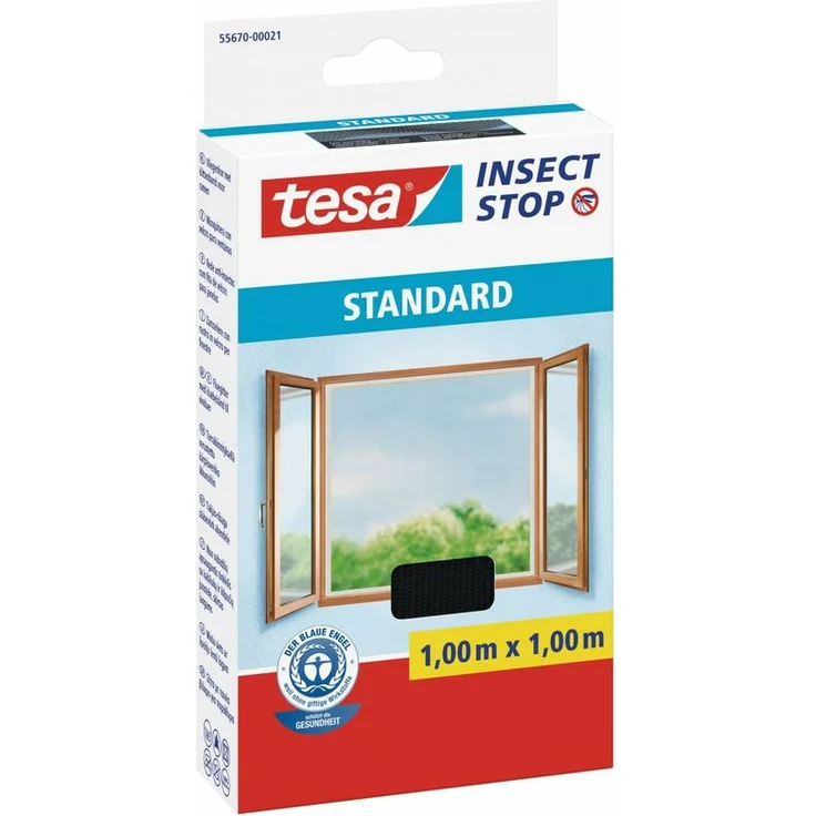 Fliegengitter 100x100cm Insektenschutz Fensterschutz Gitter Fliegen durchsichtig – Bild 1