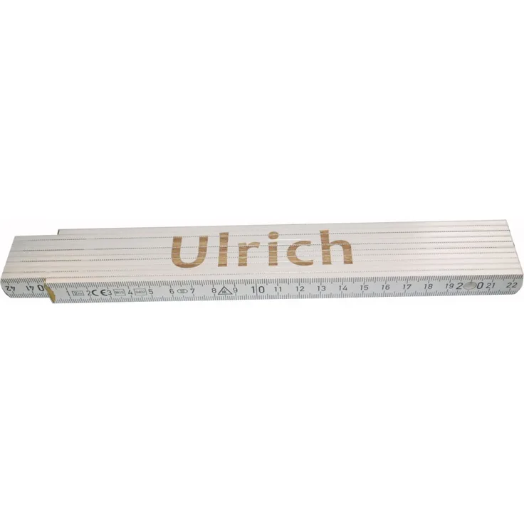 Zollstock Ulrich'' ''2 m, weiß''''