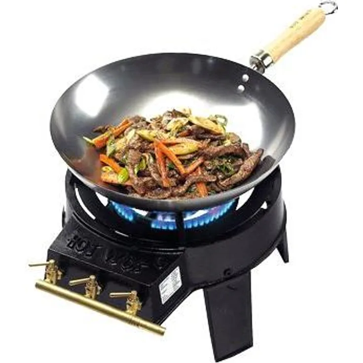 HOT WOK Wok Gasgrill, 19 x 37 x 30 cm, Maße 19 x 37 x 30 cm
