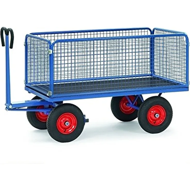 Fetra Transportgeräte mtmhj436 V Sackkarre Lüftungsgitter, 2350 mm Länge x 1050 mm Breite x 1190 mm Höhe