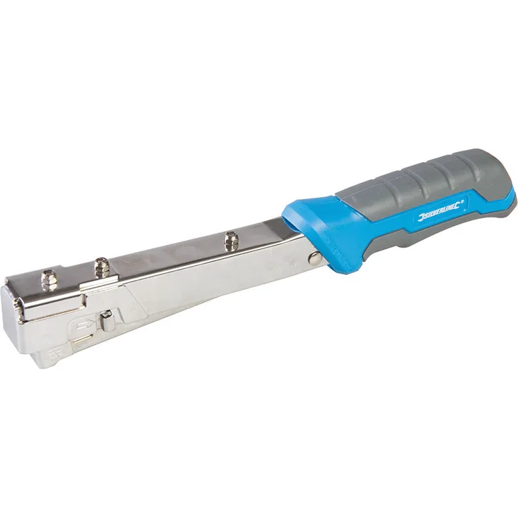 Silverline 564322 Robuster Hammertacker Für 6?10-mm-Heftklammern vom Typ 10J