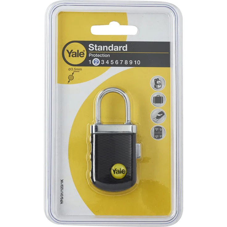 Yale Kombinationshangschloss, 41 mm