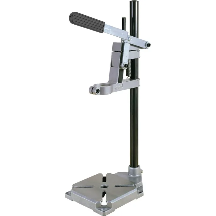wolfcraft Bohrständer 3406000 | Praktischer Bohrmaschinen Ständer für präzises Bohren ohne Verrutschen | Einfaches und sicheres Befestigen der Bohrmaschine