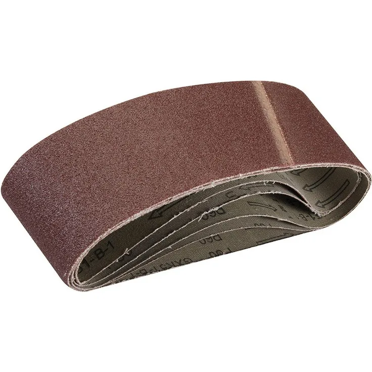 Silverline 308931 Schleifbänder, 75 x 533 mm, 5er-Pckg. 60er-Körnung