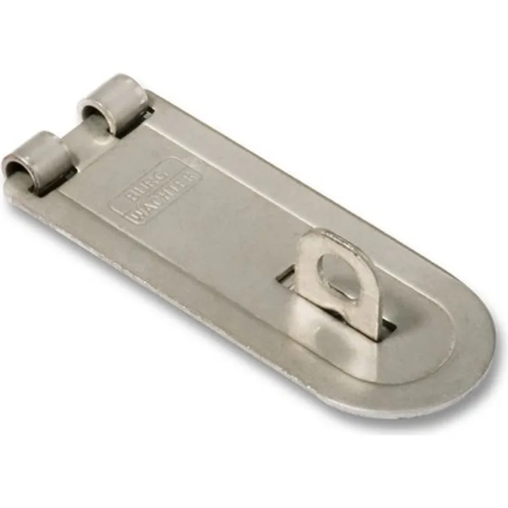 BURG-WÄCHTER Sicherheits-Vorrichtung für Vorhängeschloss, Für flächenbündige Türen, Panzer-Überfalle Edelstahl PCC 80 Ni SB