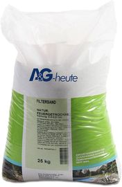 Min2C 25kg Filtersand Körnung 0.4-0.8mm Poolfilter Teichfilter Quarzsand