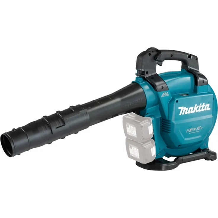 Makita DUB363ZV Akku-Laubbläser-Sauger 2x18 V ohne Akku und Ladegerät, 36 V, Petrol Häckselfunktion