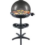 VG 325 BBQ-Elektrogrill 2000W XXL-Grillplatte 48cm Durchmesser (Schwarz, Grau)