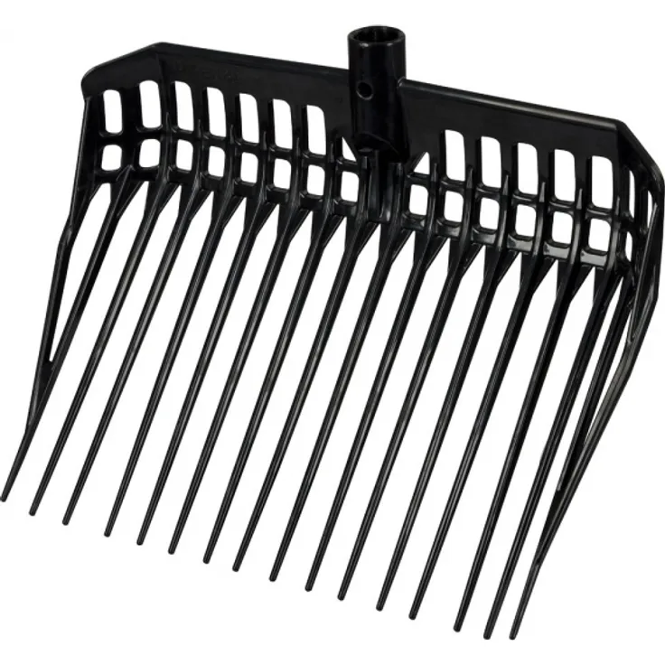 Kerbl 326052 Dunggabel Ecofork, ohne Stiel, schwarz