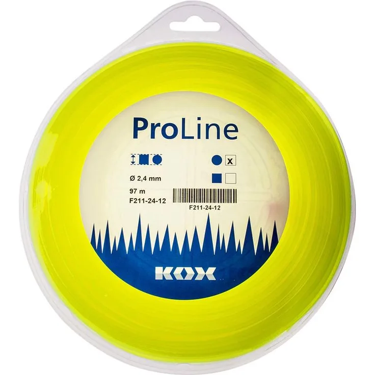 ProLine Freischneidefaden rund, Dicke: 2,4 mm, Länge: 97 m - KOX