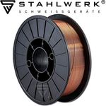 STAHLWERK MIG MAG Schweissdraht ER70S-6 SG2 Ø 0,8 mm S200/D200 Drahtrolle 5 kg