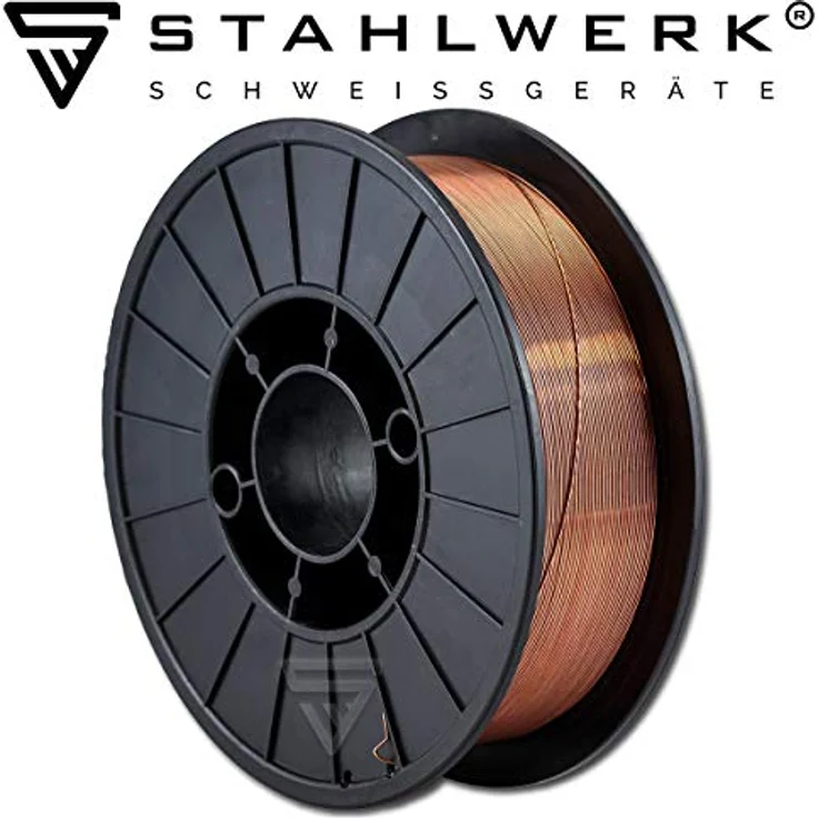 STAHLWERK MIG MAG Schweissdraht ER70S-6 SG2 Ø 0,8 mm S200/D200 Drahtrolle 5 kg – Bild 1
