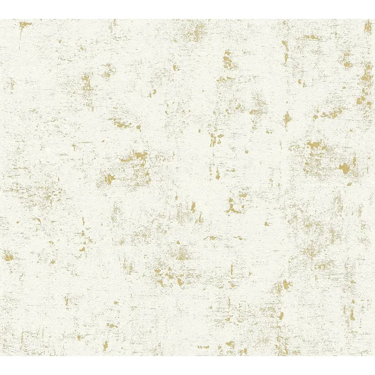 AS Creation Tapete Blooming Weiss Metallic Vintagetapete Retro