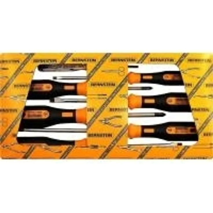 Bernstein Werkstatt Schraubendreher-Set 6teilig EUROline-Power Schlitz, Kreuzschlitz Pozidriv (4-530)
