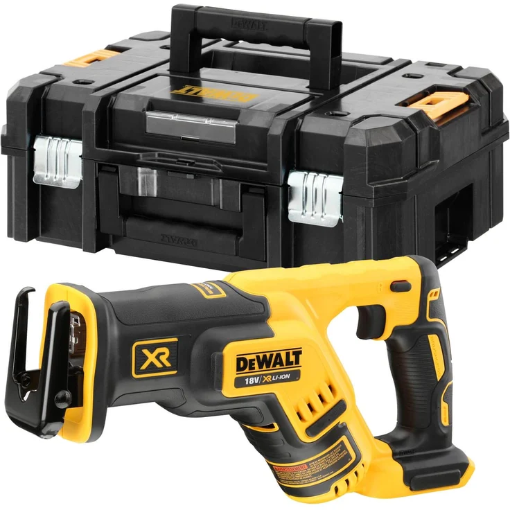 DeWalt Akku-Säbelsäge- Reciprosäge (18 Volt, extrem Kompakt, handlich, lange Laufzeit und Lebensdauer, inkl. TSTAK Box II, ohne Akku und Ladegerät) DCS367NT – Bild 2